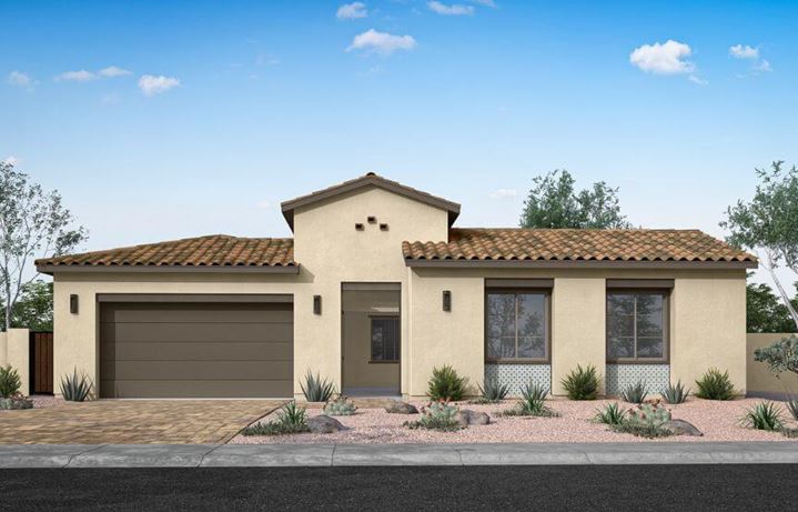 Tri Pointe Homes in Blossom Rock Cholla Elevation A.