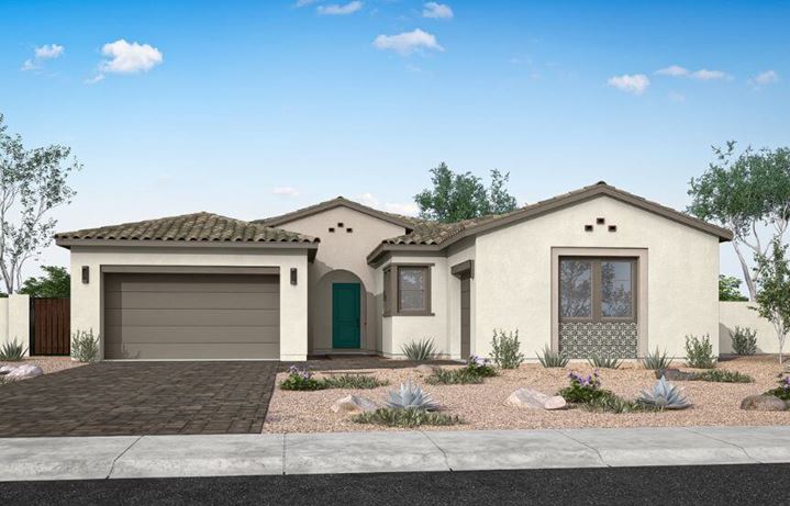 Tri Pointe Homes in Blossom Rock Verde Elevation A.