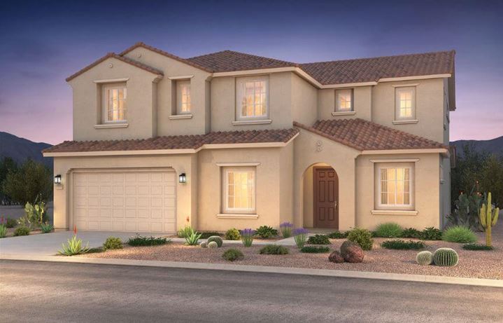 Pulte Homes Blossom Rock Messina 5035-8 Elevation A.