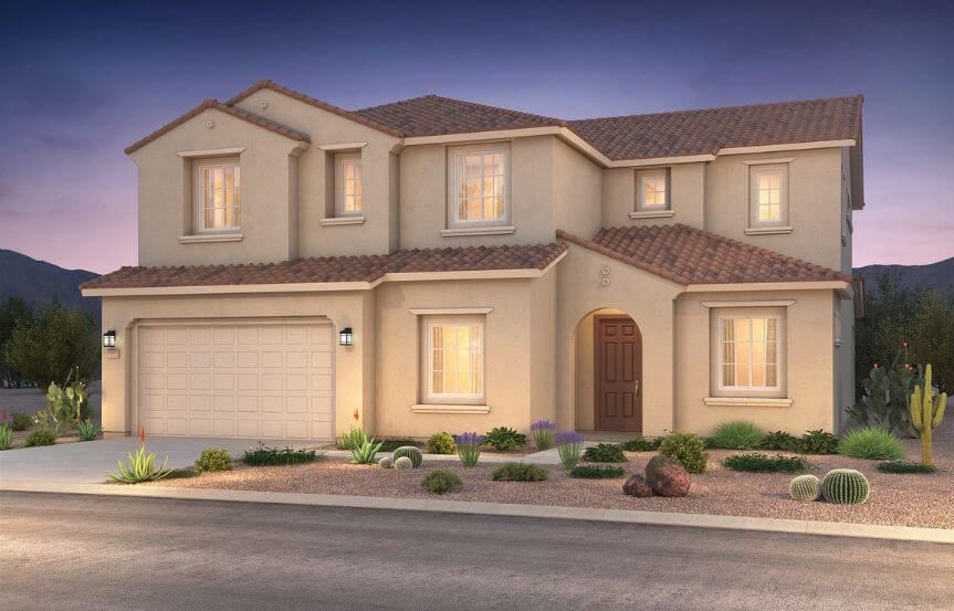 Pulte Homes Blossom Rock Messina 5035-8 Elevation A.