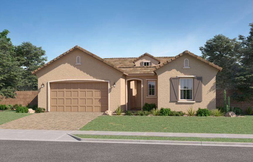 Lennar Blossom Rock Aspen-4578 Elevation French Country F.