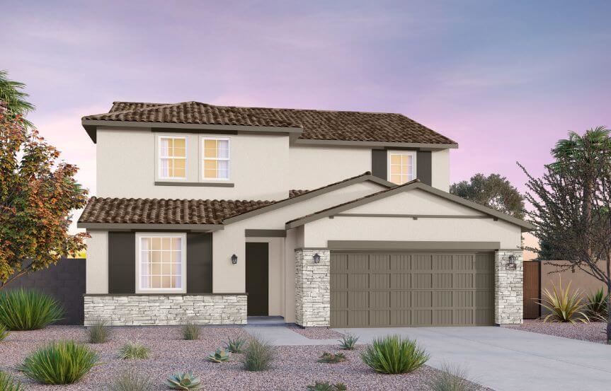 Brookfield Residential Blossom Rock Laurel Heritage Elevation E - Traditional Southwest
