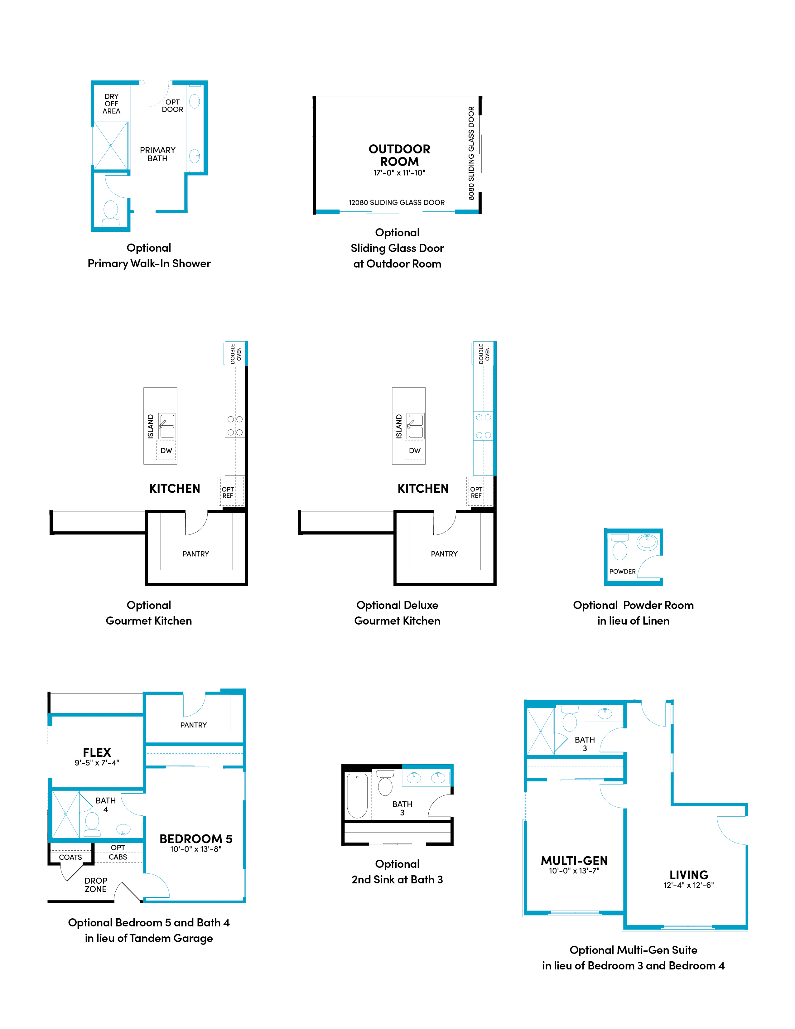 Brookfield Residential Blossom Rock Mariposa Solstice Floor Plan Options.