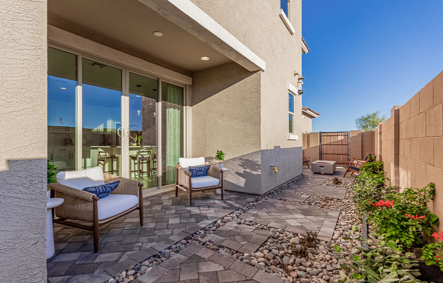 Richmond American Navy Patio