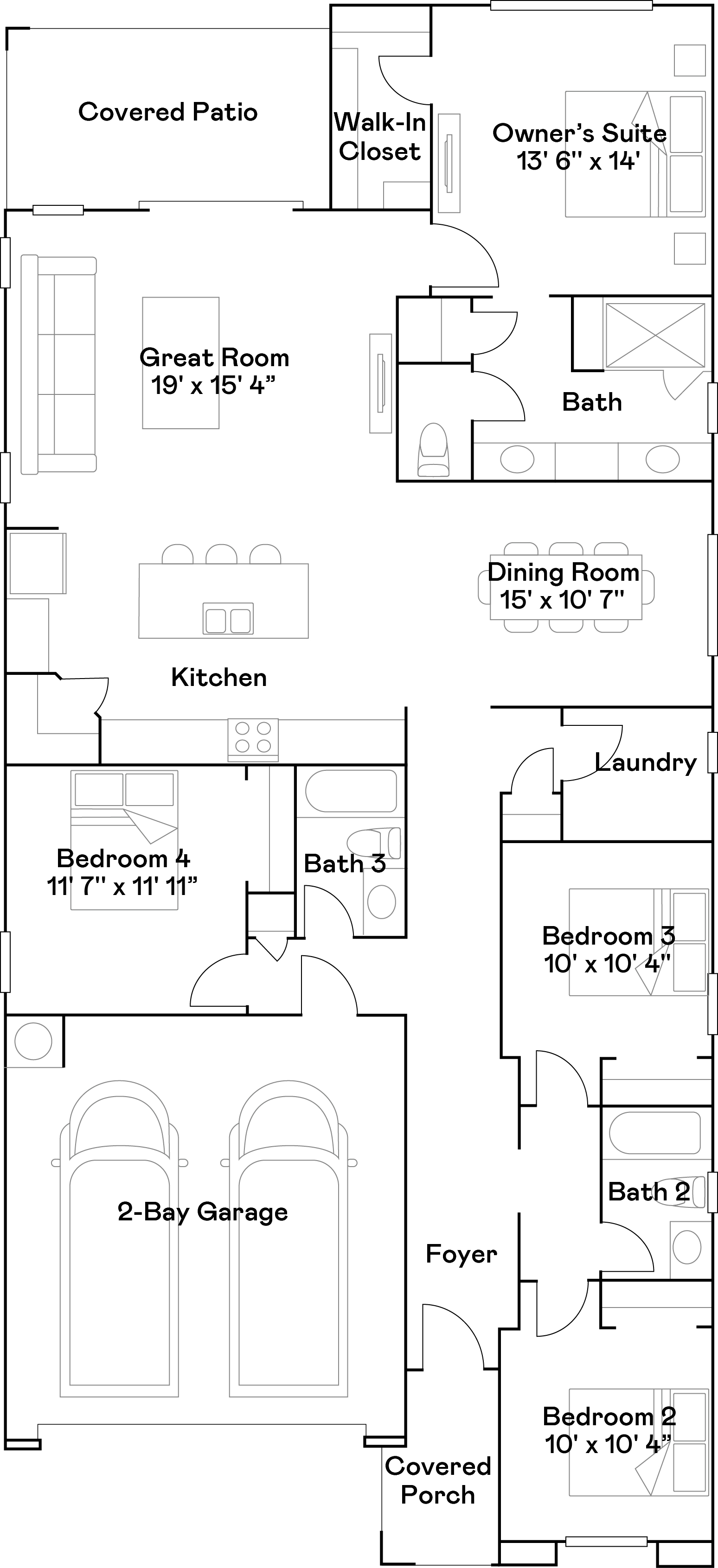 Lennar Ironwood Floor Plan