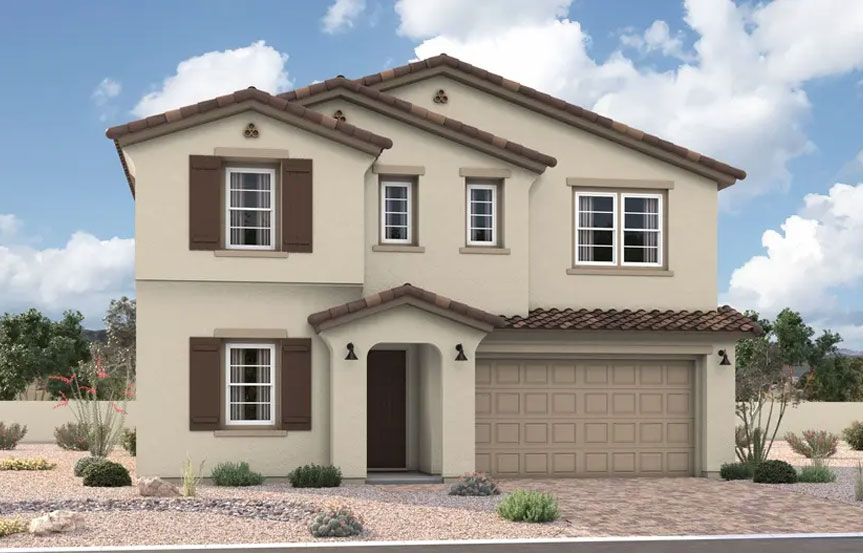 Richmond American Homes in Blossom Rock Denali Elevation A