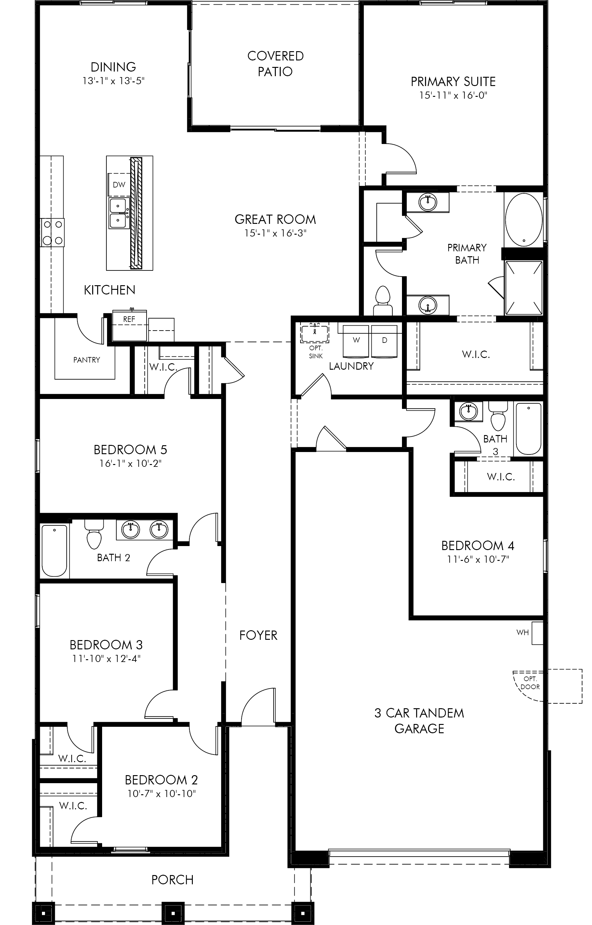 Meritage Homes Bailey Plus Floorplan in Blossom Rock