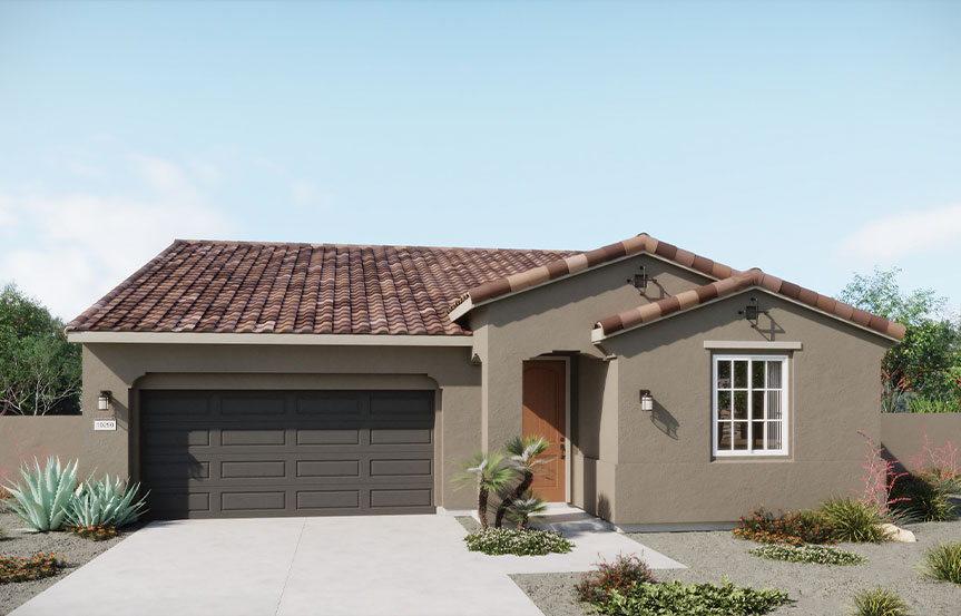 Brookfield Residential Blossom Rock Wildflower Marigold Elevation C - Spanish Colonial