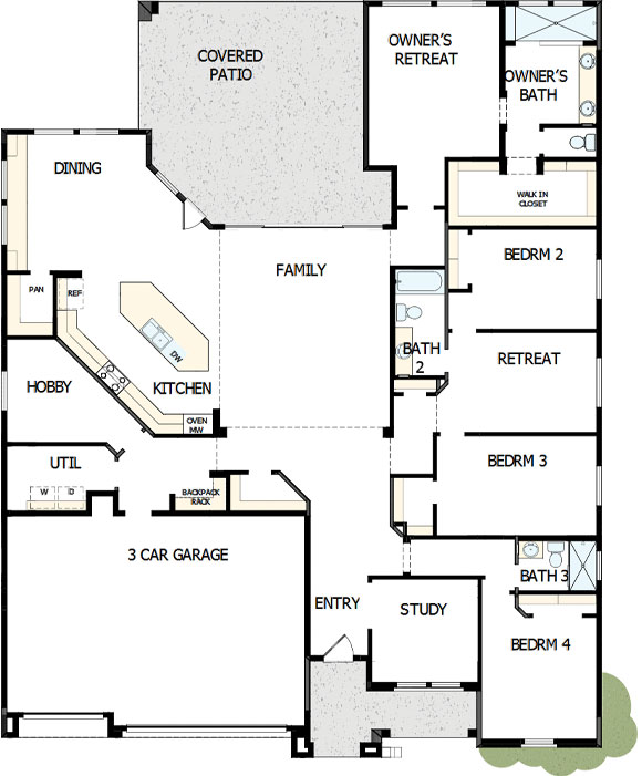 David Weekleyl Blossom Rock 980 W Ridge Rd Floorplan