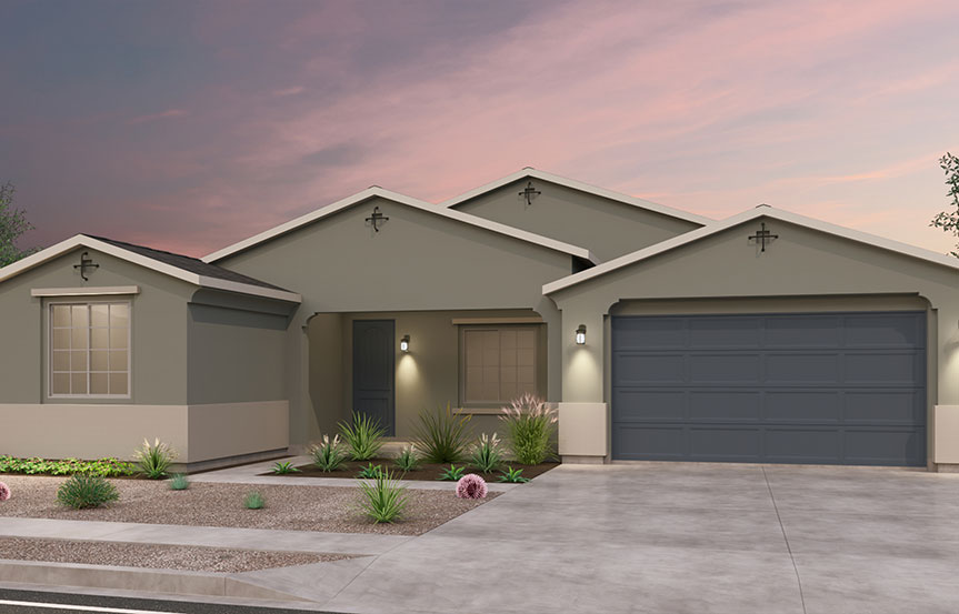 Brookfield Residential Blossom Rock Mariposa Agave Elevation C - Spanish Colonial