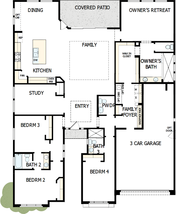 1050 W Golden Ore Pass Floorplan