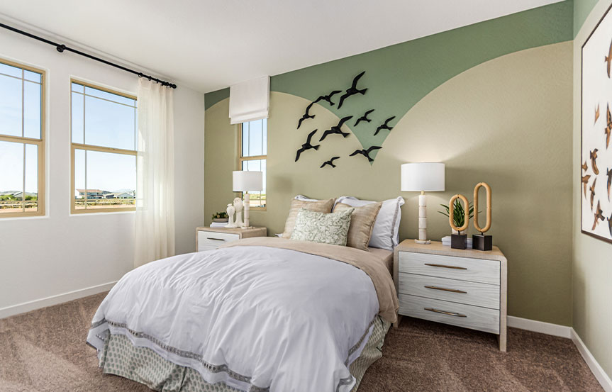 Richmond American Nina Model Home Bed3