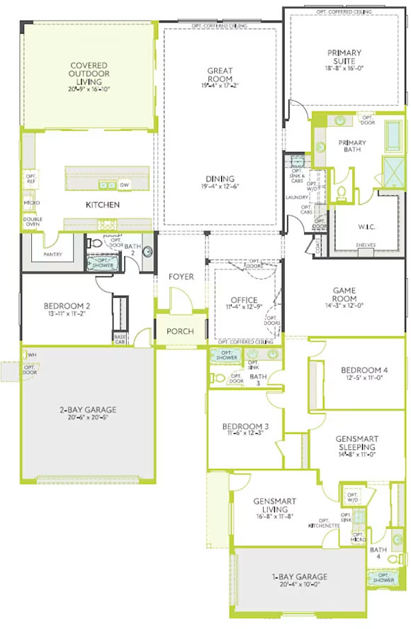 712 W Treasure Trl Floorplan