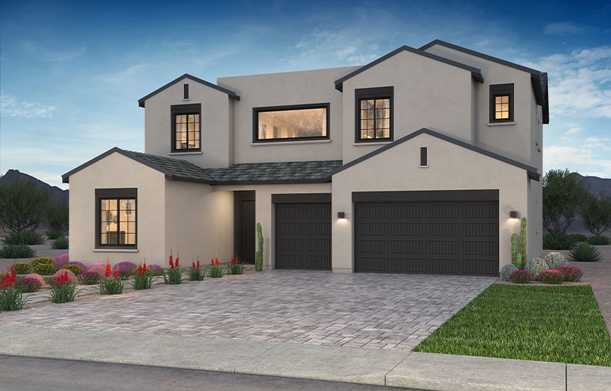Shea Homes Blossom Rock Plan 5036 Elevation S - Spanish