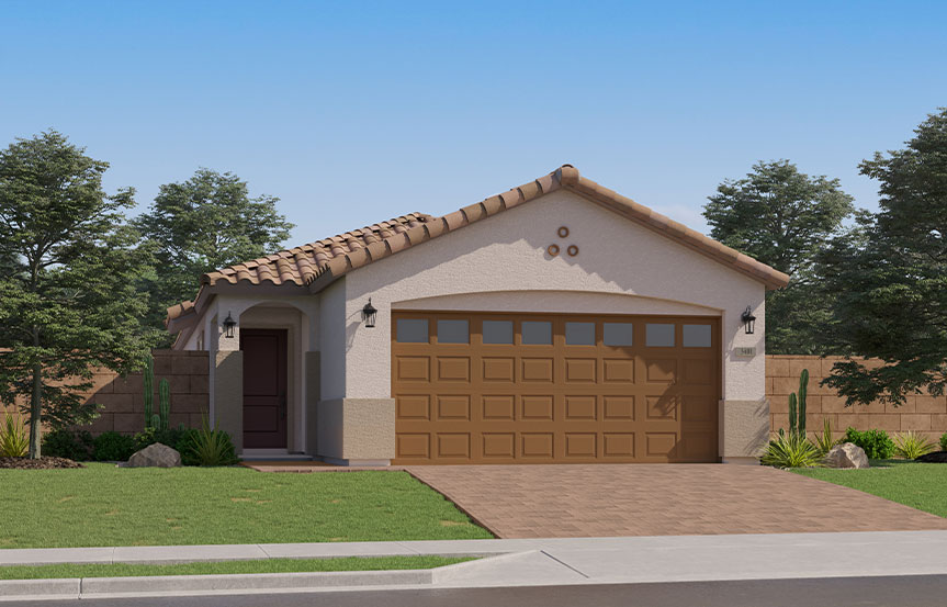 Lennar Blossom Rock Lily Elevation A - Spanish Colonial