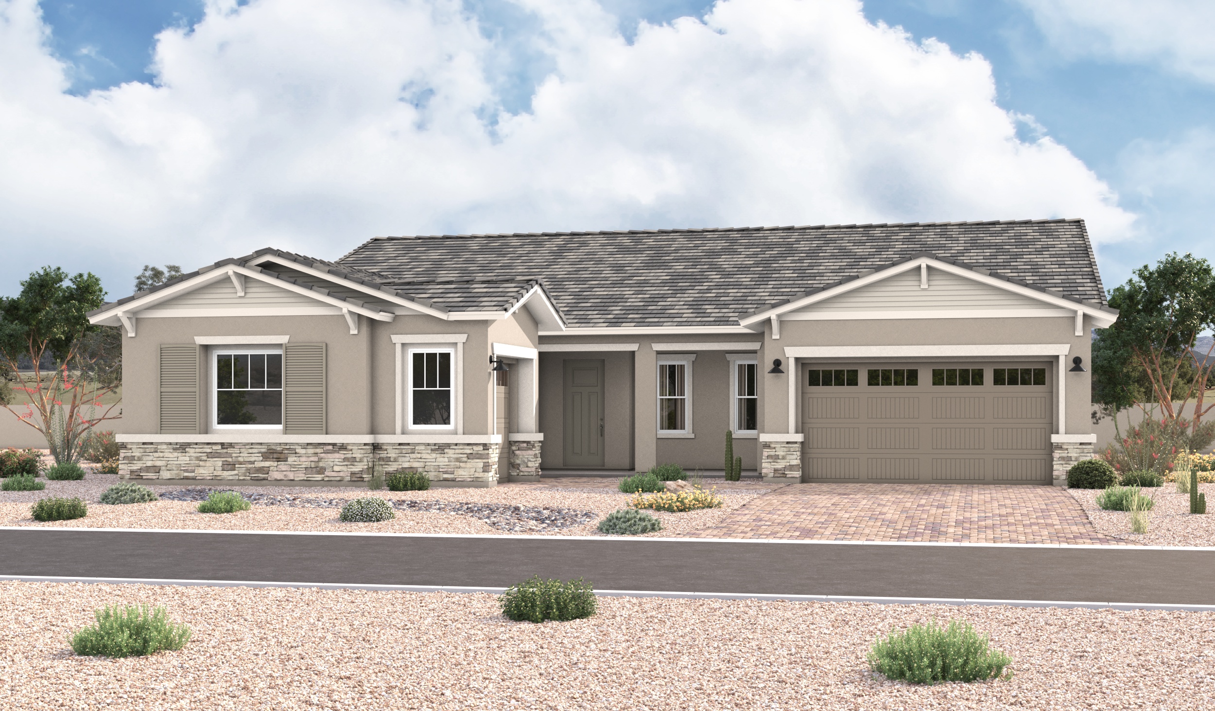 Richmond American Homes in Blossom Rock - Hanford Elevation B