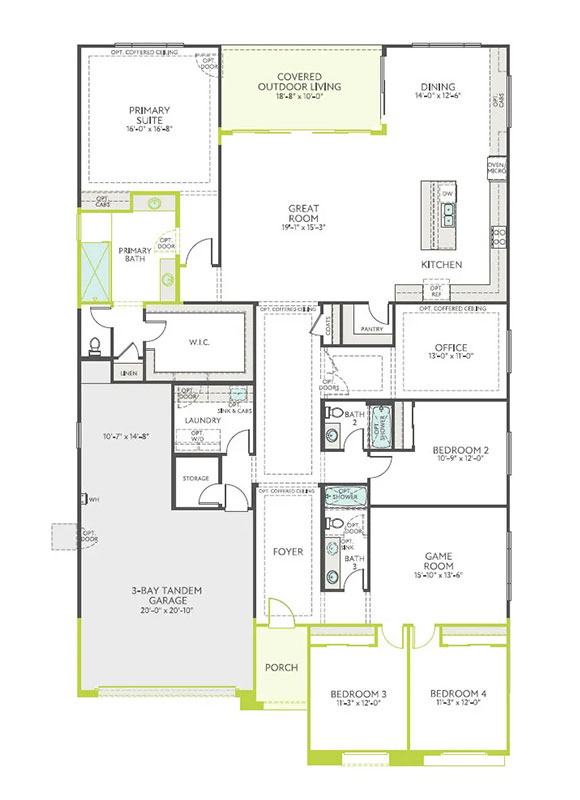 Blossom Rock Tripointe 876 W Golden Ore Pass Floorplan