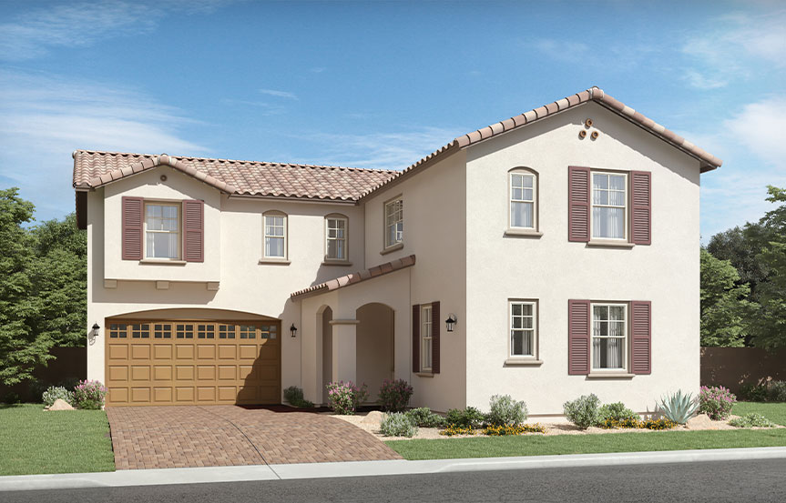 Lennar Blossom Rock Santa Barbara Elevation Spanish Colonial A