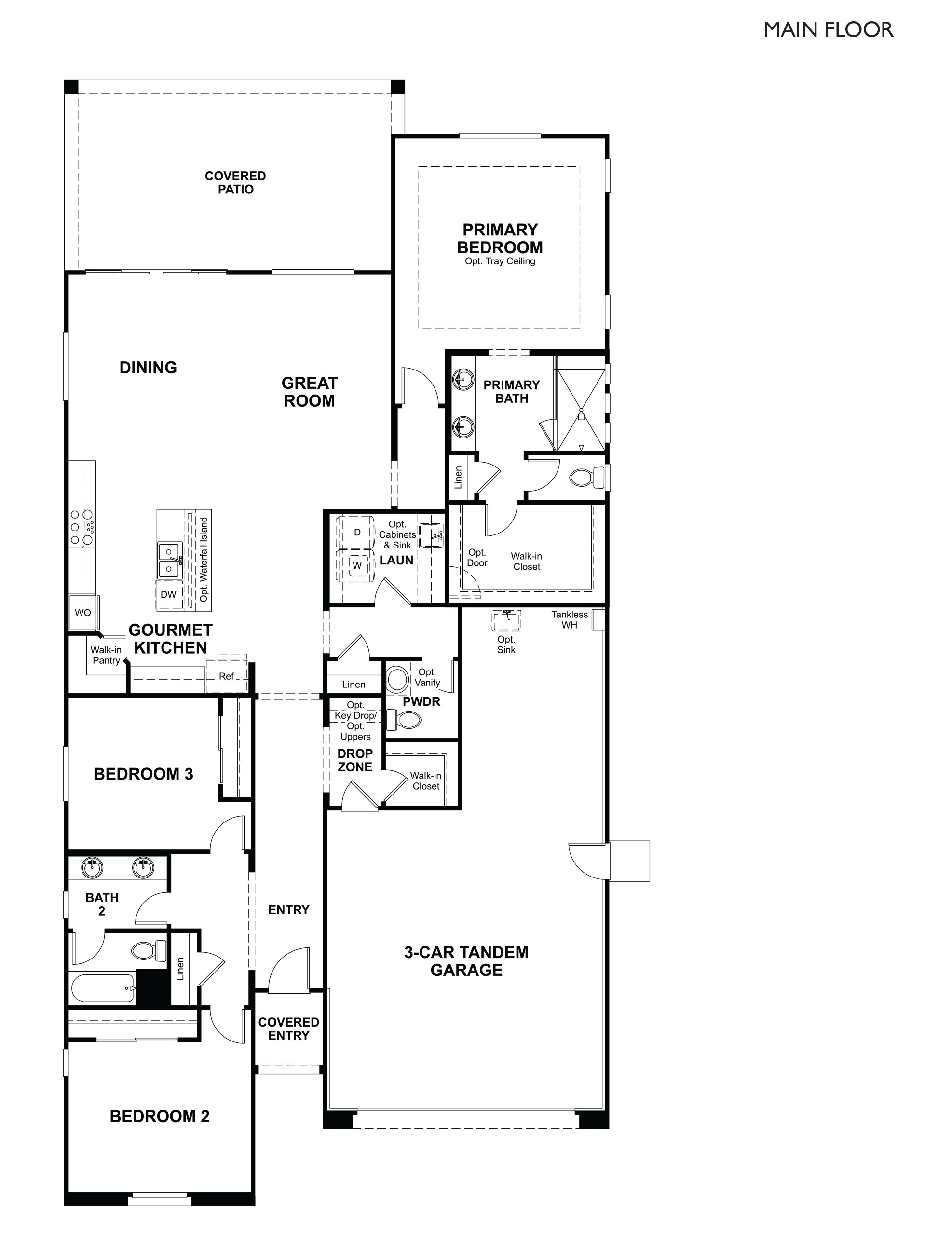 Richmond American Homes in Blossom Rock Alden Floor Plan