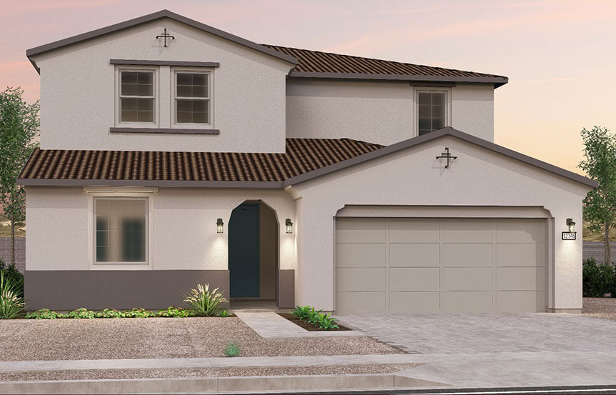 Brookfield Residential Blossom Rock Laurel Heritage Elevation C - Spanish Colonial