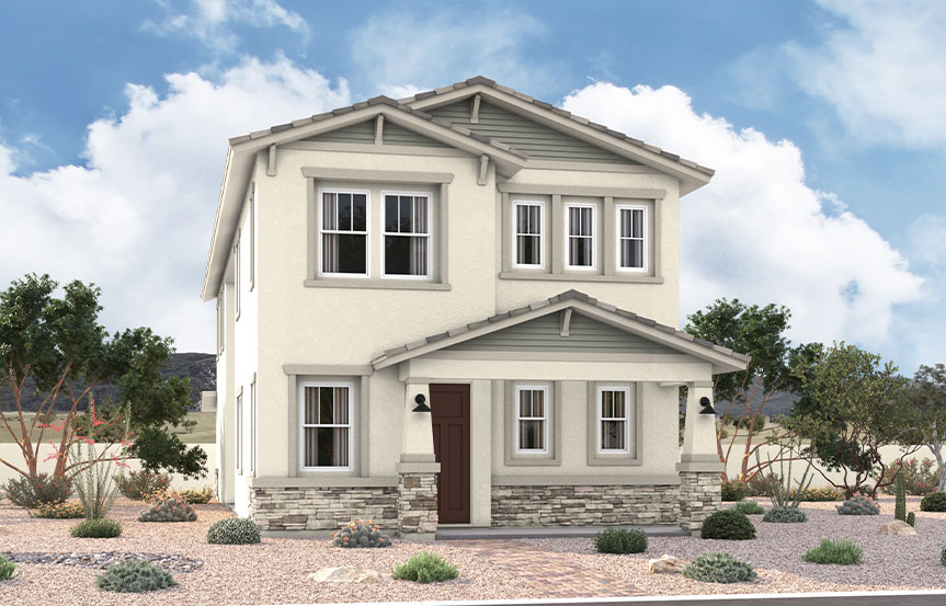 Richmond American Homes in Blossom Rock Nina Elevation B
