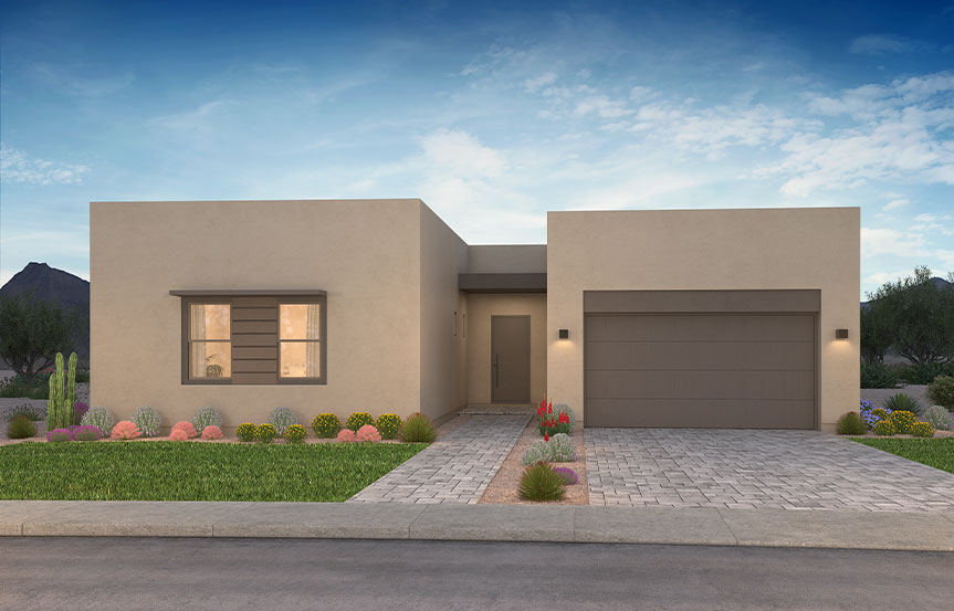 Shea Homes Blossom Rock Plan 5035 Elevation F - Modern