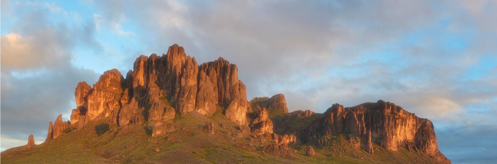 Superstition Mountains in Blossom Rock Mesa, Arizona