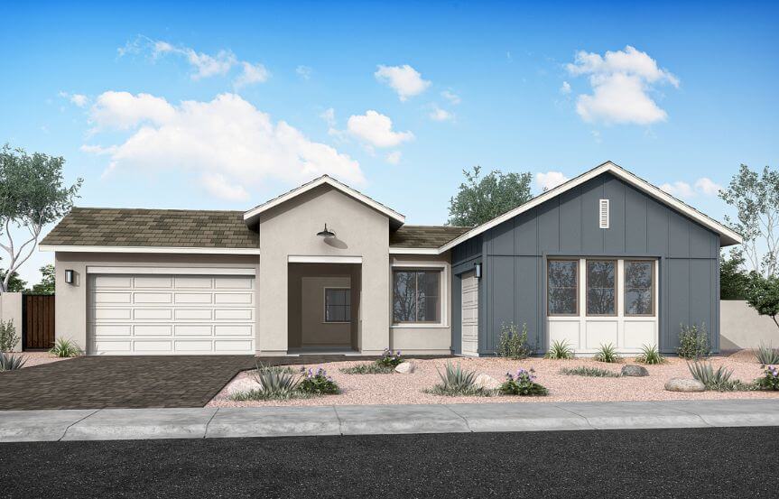 Tri Pointe Homes in Blossom Rock Mojave Elevation C.