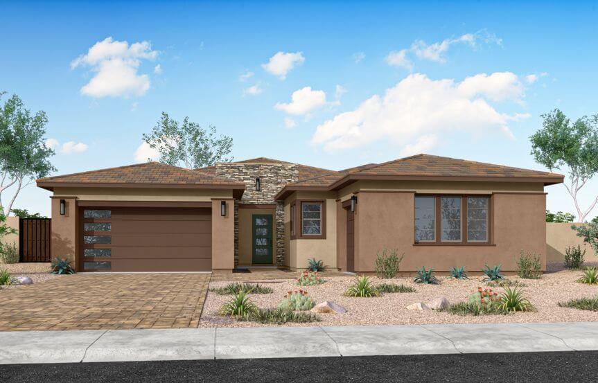 Tri Pointe Homes in Blossom Rock Verde Elevation B.