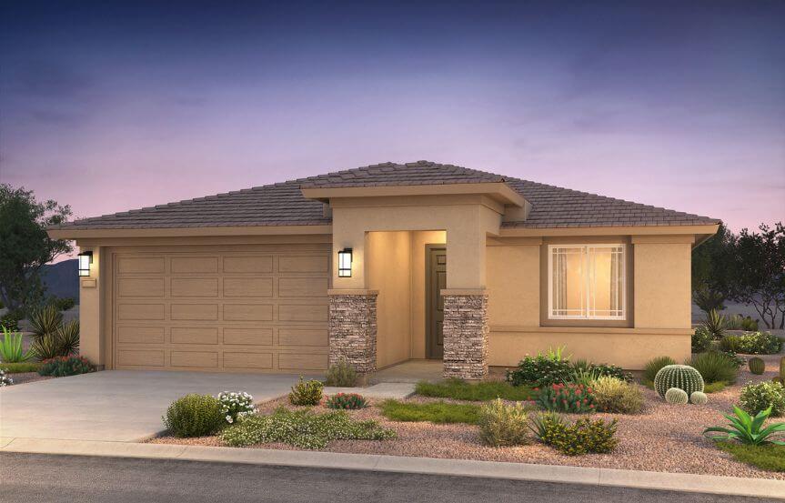 Pulte Homes Blossom Rock Barletta 4019-8 Elevation B.
