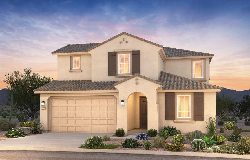 Pulte Homes Blossom Rock Cassoria 4033-1 Elevation A.