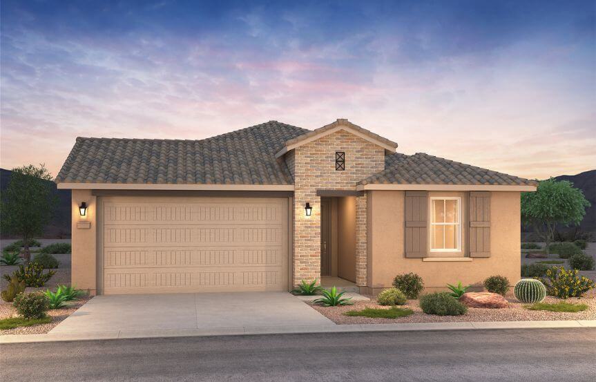 Pulte Homes Blossom Rock Rimini 4016-1 Elevation C.