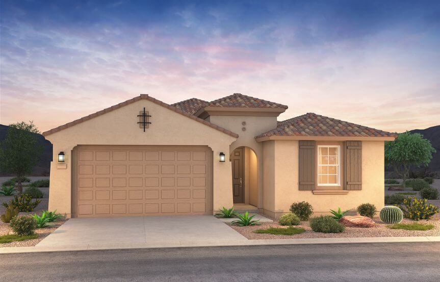 Pulte Homes Blossom Rock Rimini 4016-1 Elevation A.