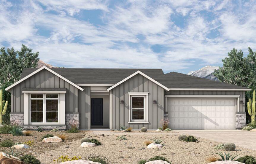 David Weekley Homes Blossom Rock Dutchman-A352 Elevation F.