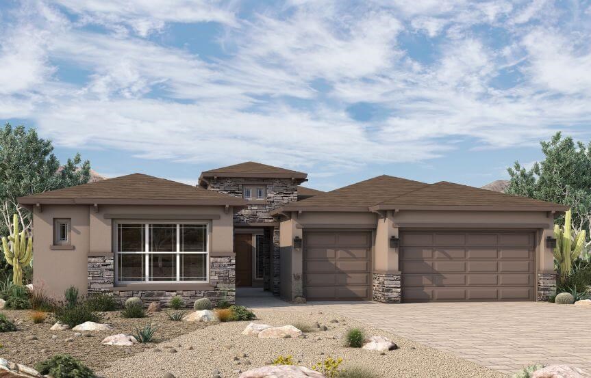 David Weekley Homes Blossom Rock Ironview-A356 Elevation D.