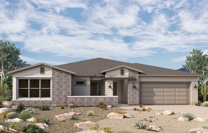 David Weekley Homes Blossom Rock Minor-A355 Elevation K.