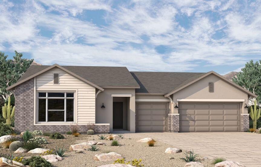 David Weekley Homes Blossom Rock Reavis-A351 Elevation K.