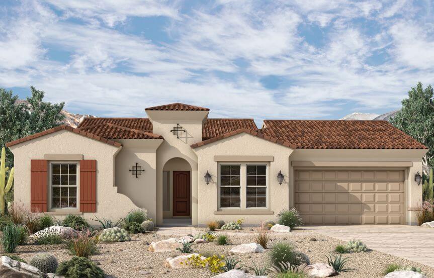 David Weekley Homes Blossom Rock Woodbury-A357 Elevation A.