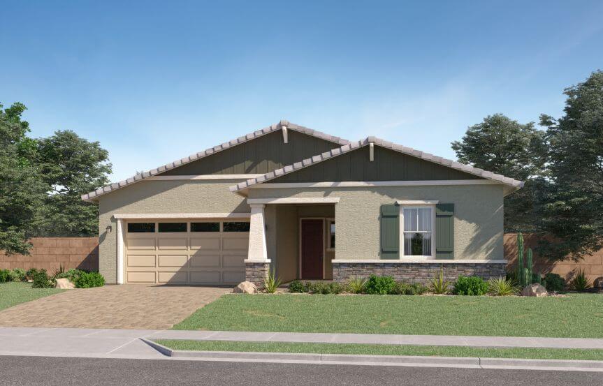 Lennar Blossom Rock Juniper-4584 Elevation Craftsman C.