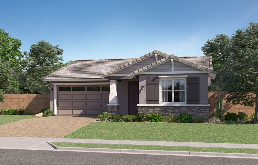 Lennar Blossom Rock Sage-4022 Elevation Craftsman C.