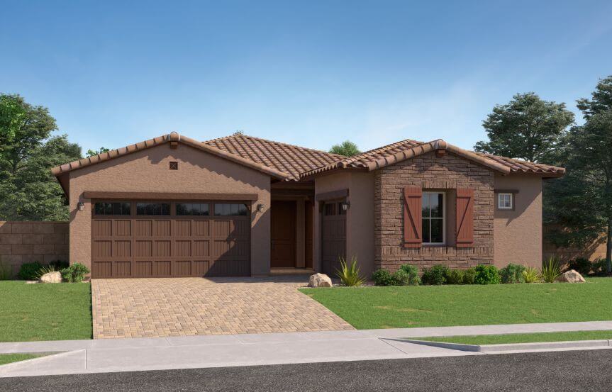 Lennar Blossom Rock Trillium-4585 Elevation Ranch Hacienda H.