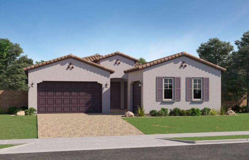 Lennar Blossom Rock Trillium-4585 Elevation Spanish Colonial A.