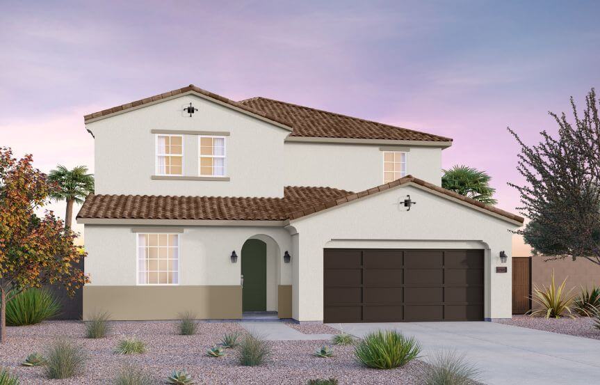 Brookfield Residential Blossom Rock Laurel Heritage Elevation C - Spanish Colonial