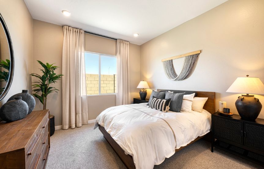 Tri Pointe Blossom Rock Cholla Interior Bedroom.