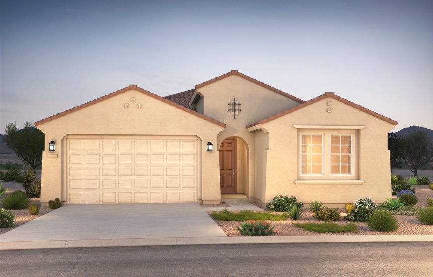 Pulte Homes Blossom Rock Avelino 4024-8 Elevation A.