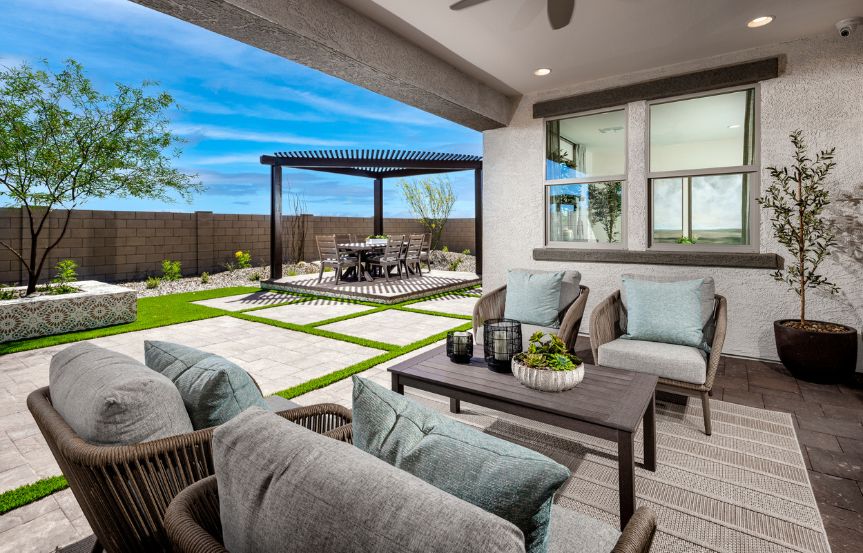 BRP blossom rock lily outdoor room