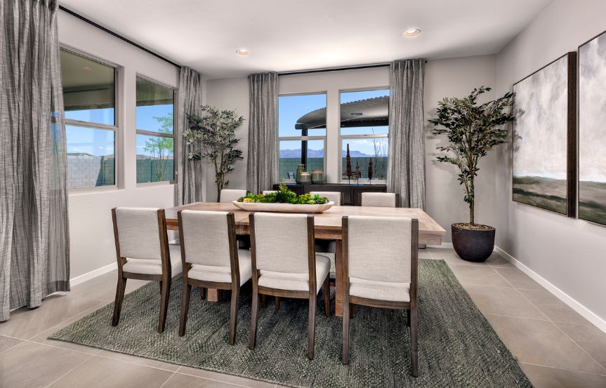 BRP blossom rock lily dining room