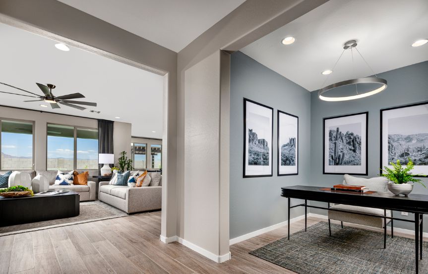 BRP blossom rock solstice home office to great room