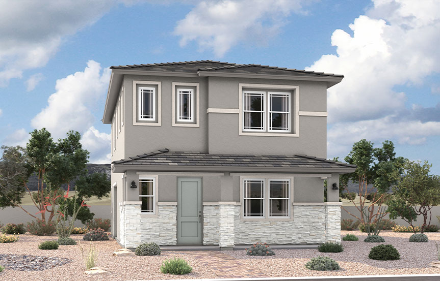 Richmond American Homes in Blossom Rock Navy Elevation C