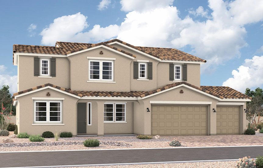 Richmond American Homes in Blossom Rock - Hastings Elevation A